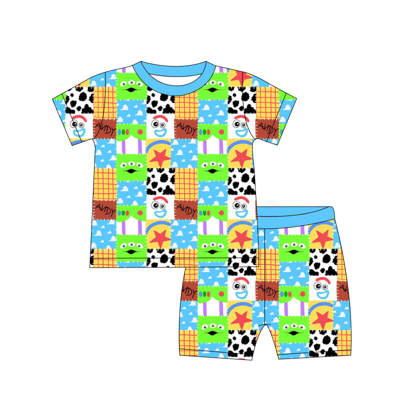 PRE-ORDER Patchwork Toys Short Sleeve/Shorts Bamboo Jams