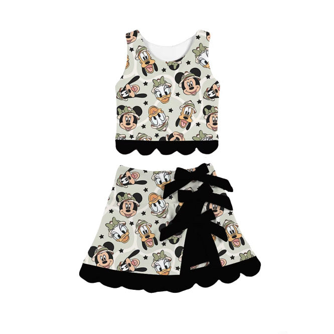 PREORDER Safari Pals Bow Athletic Set - GIRL’S
