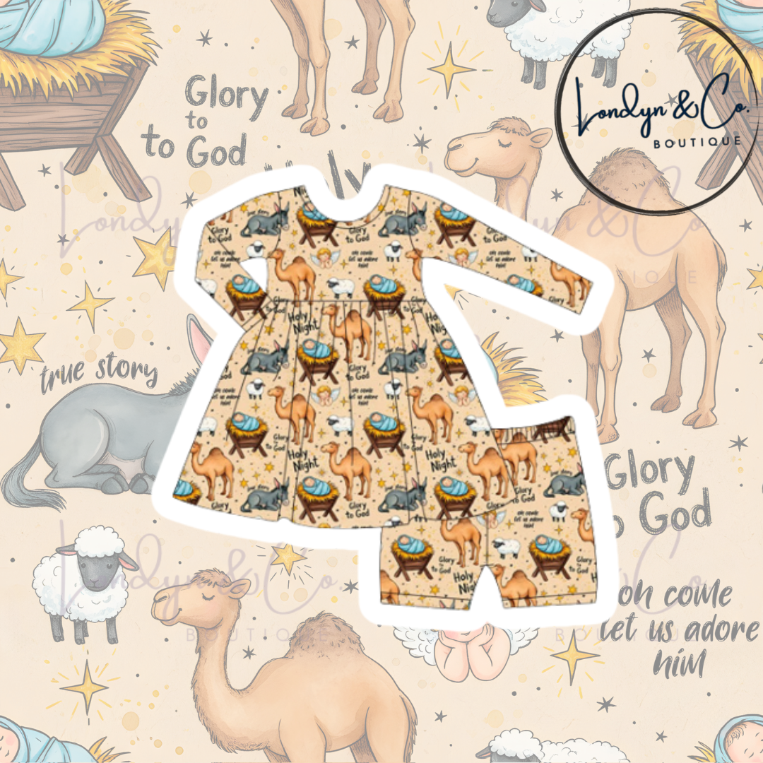 KIDS Holy Night Twirl Dress