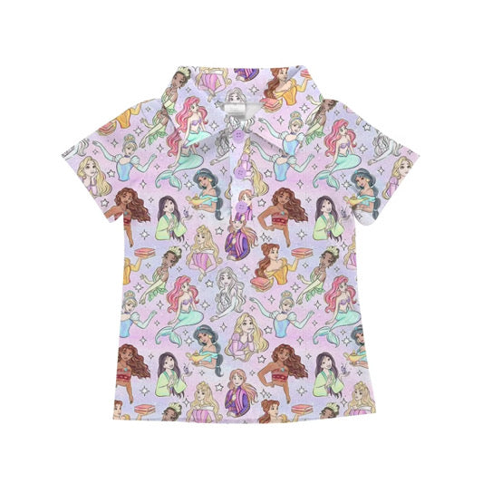 PRE ORDER Pastel Princess Athletic Polo Shirt- BOYS