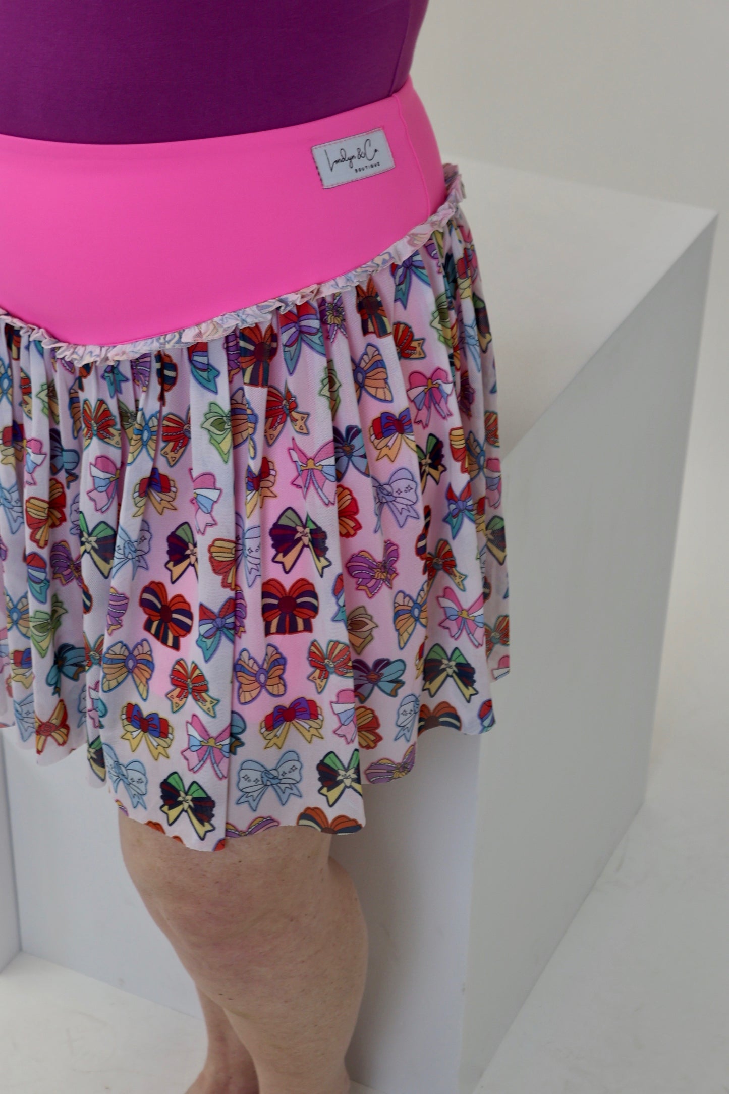PREORDER Kingdom Bows Mesh Skort - ADULT