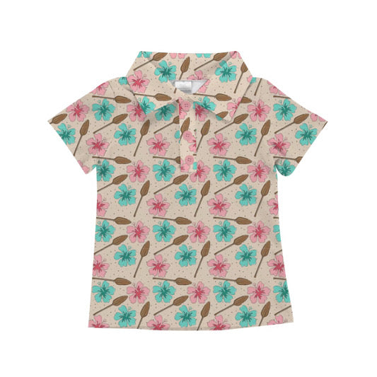 PRE ORDER Pacific Bloom Athletic Polo Shirt- BOYS