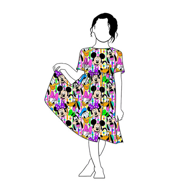 PRE-ORDER Fab Stripes Classic Twirl- GIRL’S
