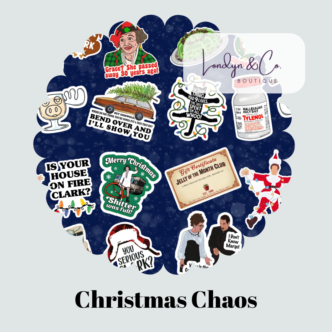 PRE ORDER Christmas Chaos Athletic Polo- MENS
