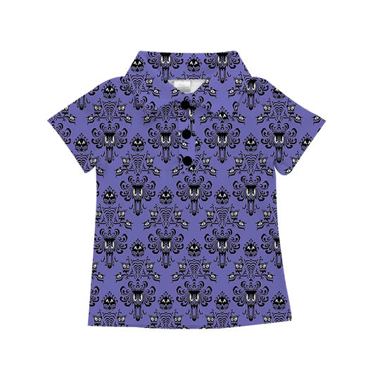 PRE ORDER Grim Grinning Athletic Polo Shirt- BOYS