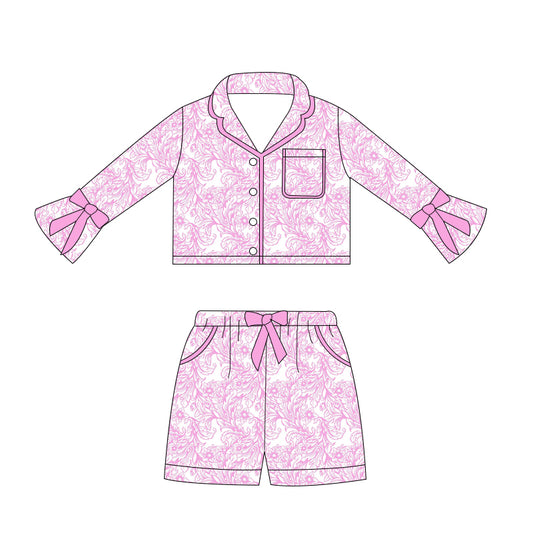 PRE ORDER The Sunday Lounge Set - Blush Lace - ADULT