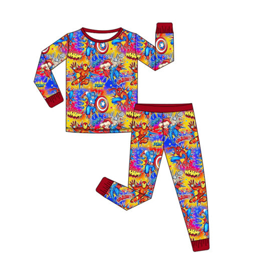 PRE-ORDER Super Smash Long Sleeve/Pants Bamboo Jams