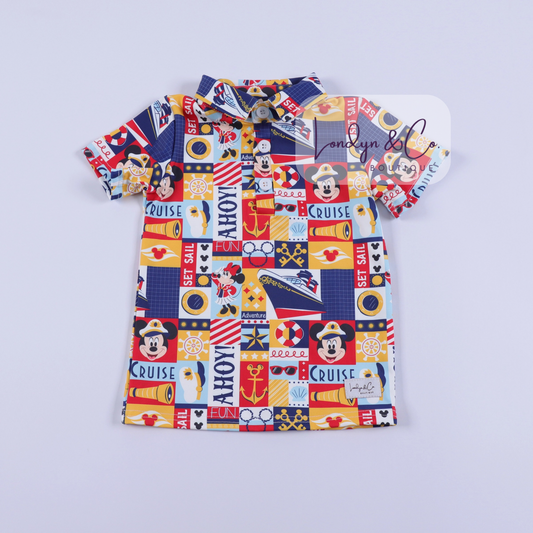 PREORDER Ahoy! Athletic Polo - MENS
