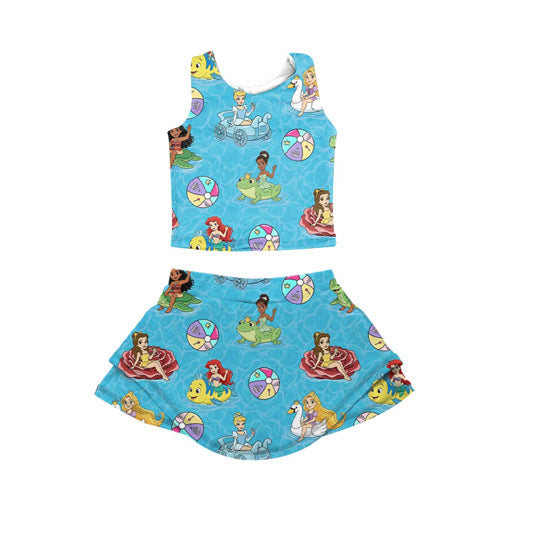 RTS Princess Pool Party Athletic Set - GIRL’S