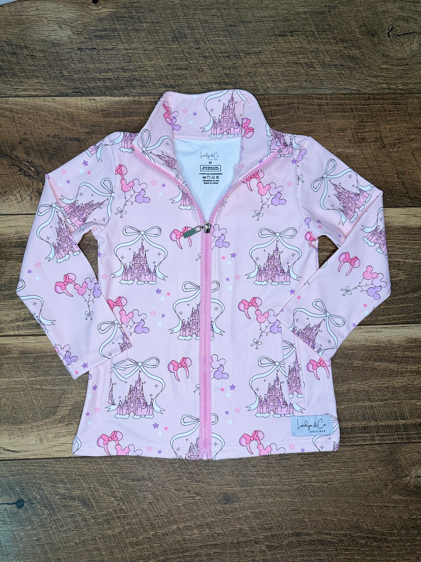 PRESALE (in production) Meet Me At The Castle Athletic Zip - GIRL’S