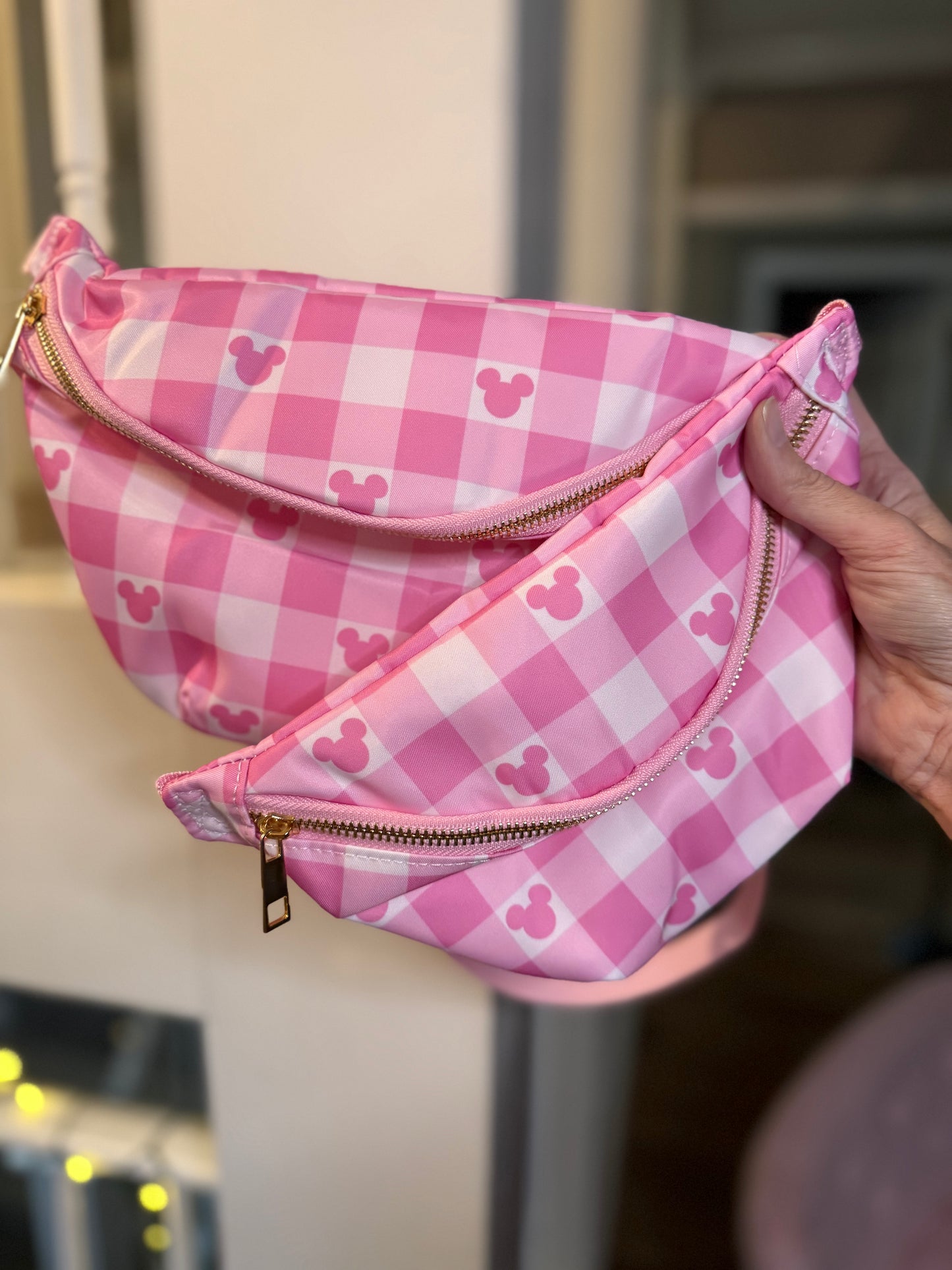 RTS Checkered Mouse Belt Bag - Adult