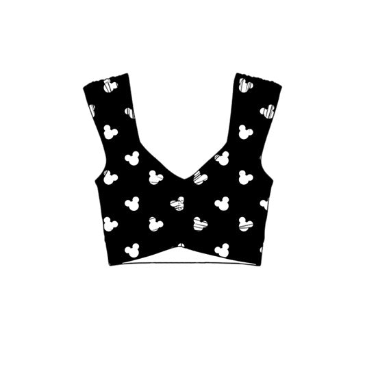 RTS Classic Mouse Cropped Top Swim - ADULT