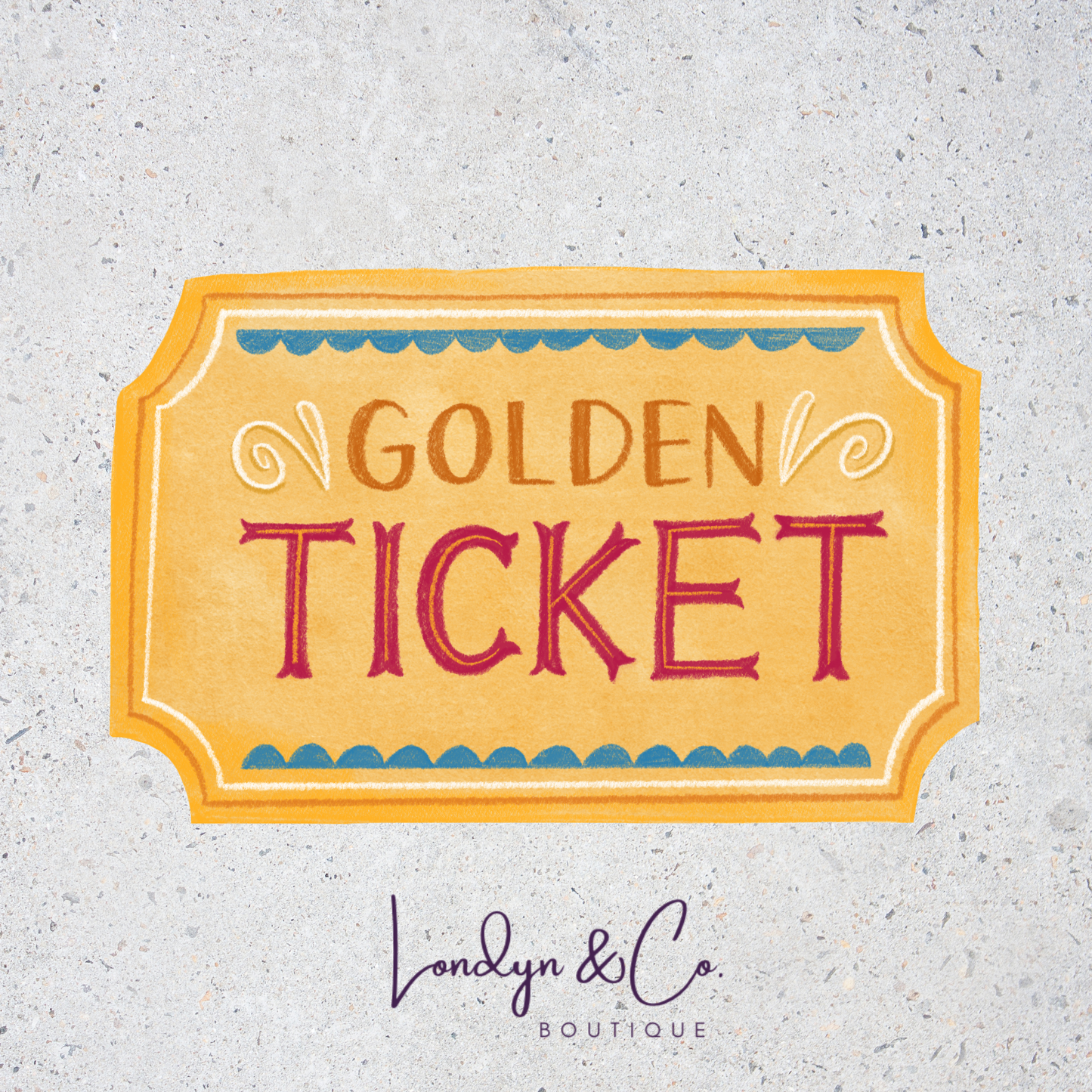 GOLDEN TICKET MYSTERY GIFT w/ Purchase