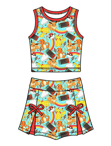 RTS Pocket Monsters Harper Athletic Set  - GIRL’S