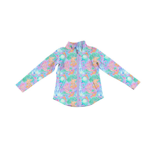 PRE ORDER Park Icons - Purple ATHLETIC Full Zip - ADULT