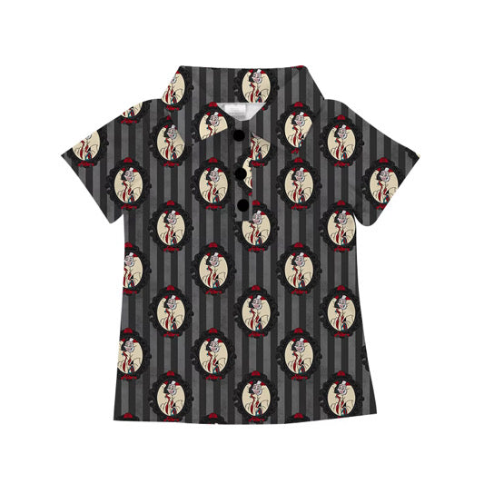 PREORDER Villain Gallery - Bad to the Bone Athletic Polo Shirt- BOYS