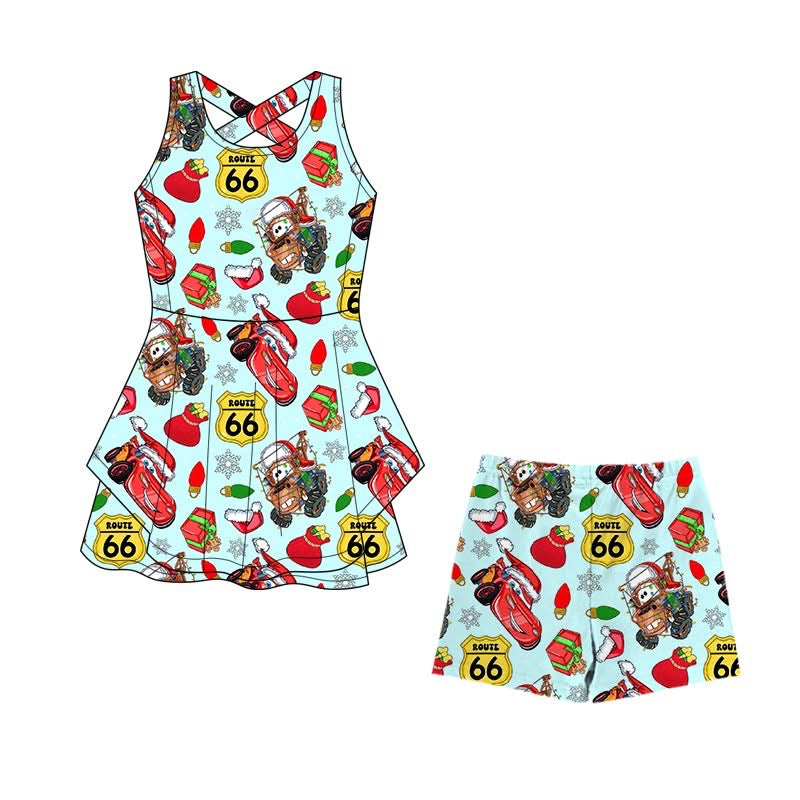 PREORDER Rt. 66 Holiday EverTwirl Athletic Dress  - ADULT