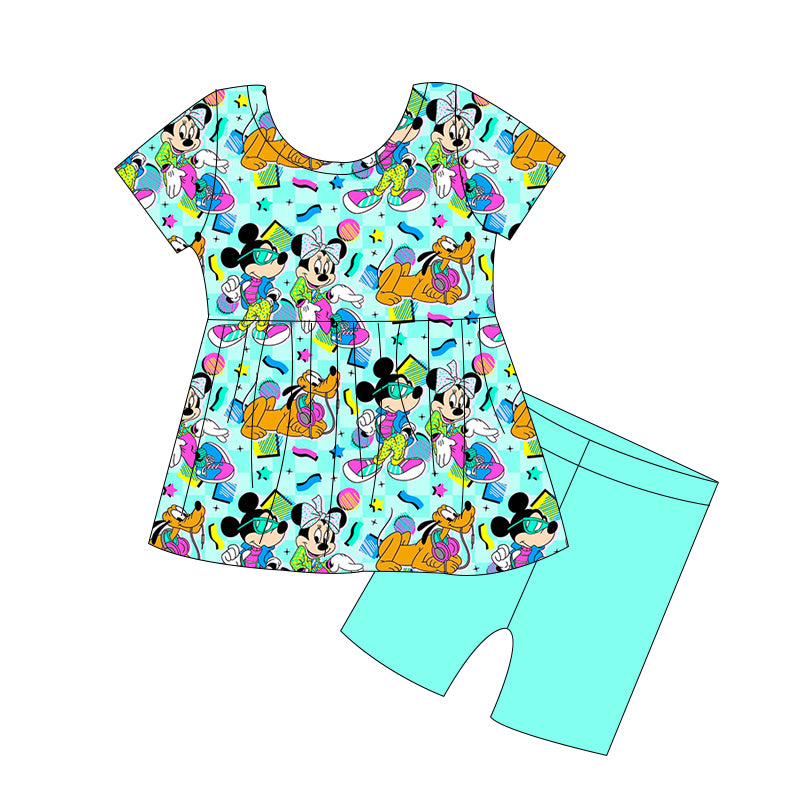 PRE-ORDER Retro Mouse Classic Peplum Set- GIRL’S