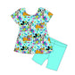 PRE-ORDER Retro Mouse Classic Peplum Set- GIRL’S
