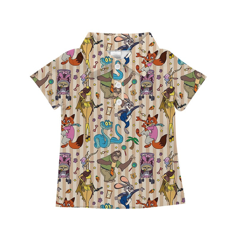 RTS City of Tails - Hop & Hustle Athletic Polo Shirt- BOYS