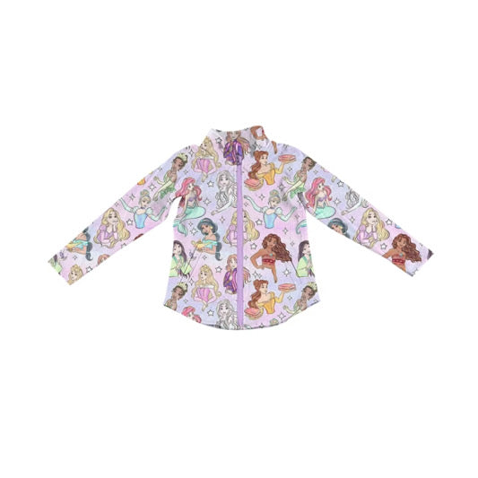 PRE ORDER Pastel Princess ATHLETIC Full Zip - ADULT