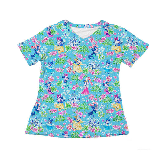 RTS  Princess Mouse - Blue Comfort Tee- ADULT