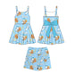 PREORDER Peggy Bow Backed Athletic Dress Set  - GIRL’S