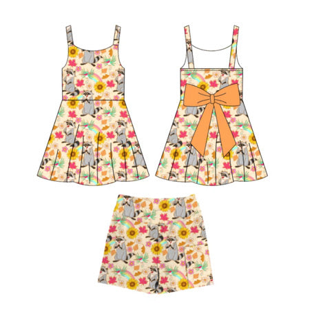 PREORDER Riverbend Bow Backed Athletic Dress Set  - GIRL’S
