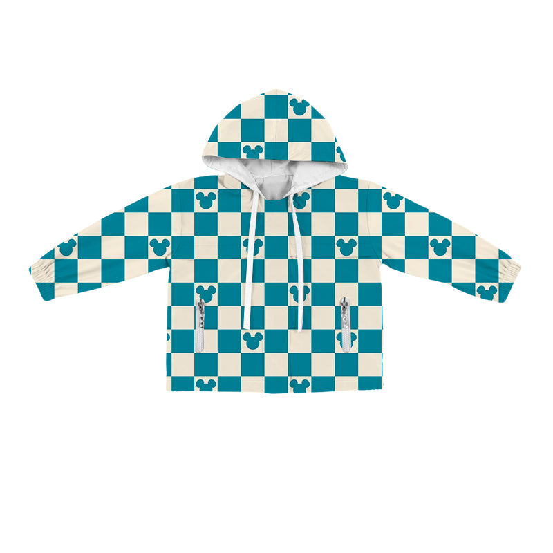 RTS Checkered Mouse Rain Jacket - KIDS