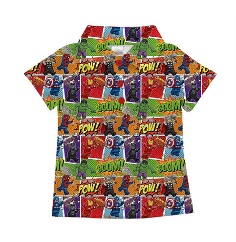 RTS Boom! POW!  Athletic Polo- MENS