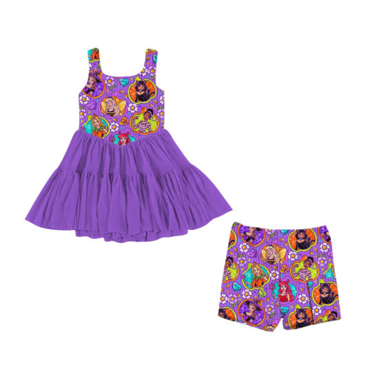 PRE ORDER Let’s Go Ghouls Athletic Tulle Twirl - ADULT