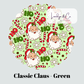 PRE ORDER Classic Claus - Green ATHLETIC PULLOVER - ADULT