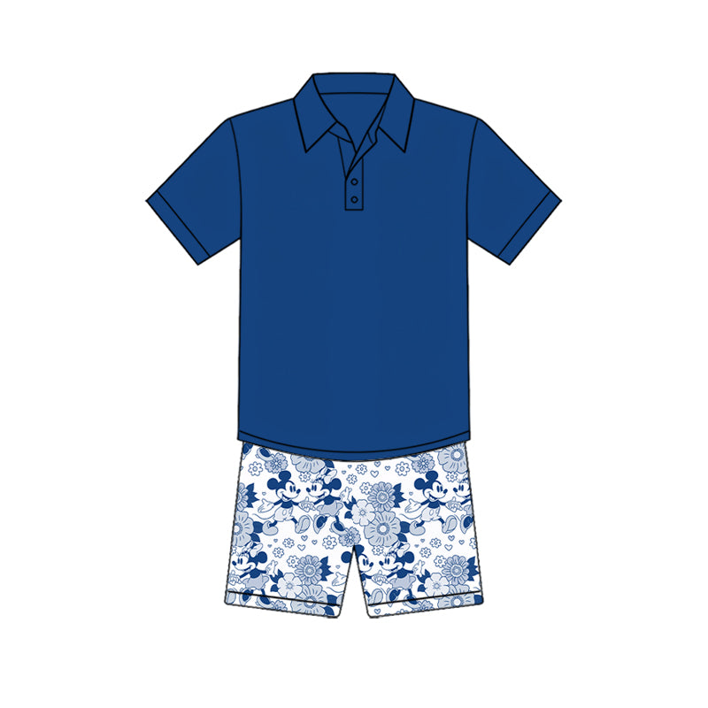RTS Vintage Toile Mouse Set - BOYS