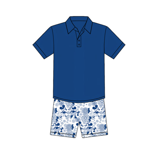 RTS Vintage Toile Mouse Set - BOYS