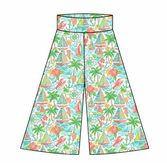 PREORDER Coral Compass -The Icon Pant  - GIRL’S