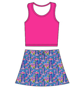 PREORDER  Seaside Social Marie Athletic Set  - GIRL’S