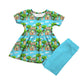 PRE-ORDER Blue Lemonade Classic Peplum Set- GIRL’S
