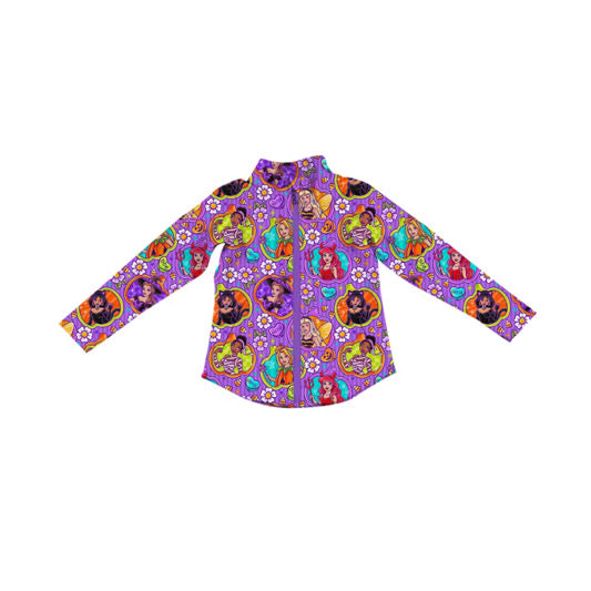PRE-ORDER Let’s Go Ghouls ATHLETIC Full Zip - KIDS