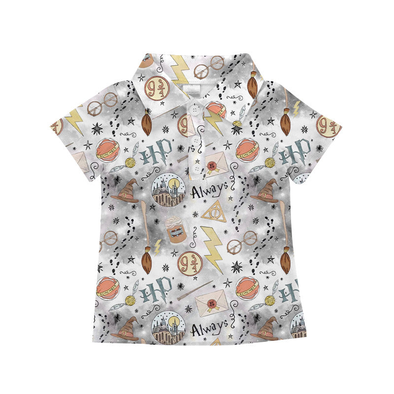 RTS Wizard Society Athletic Polo Shirt- BOYS