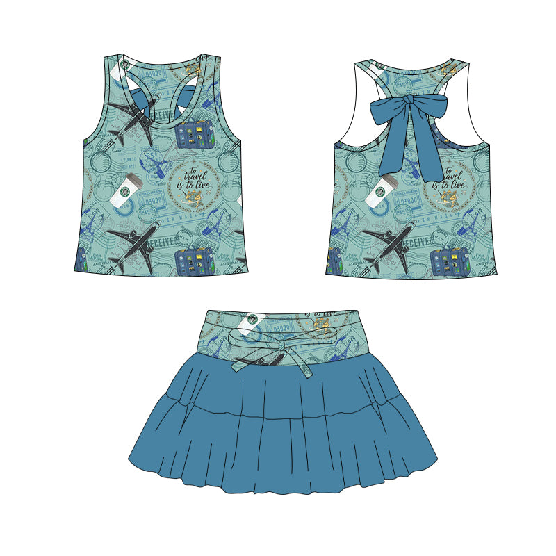 PREORDER Passports Racer Bow Athletic Set  - ADULT