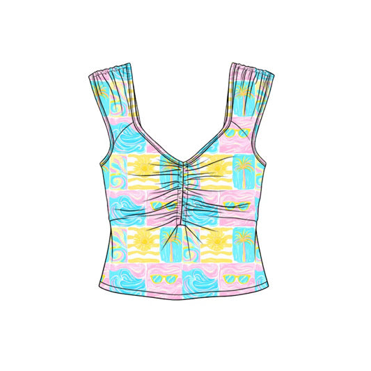 RTS Coastal Canvas Tank Top Swim - ADULT