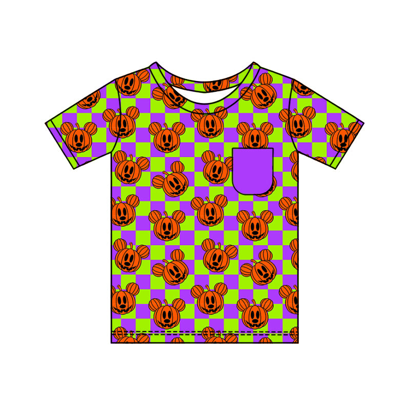 PRE-ORDER Neon Boo Cotton Pocket Tee- Kids