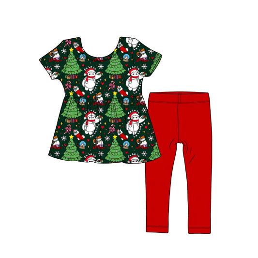 PRE-ORDER Festive Fa La La Classic Peplum Set- GIRL’S