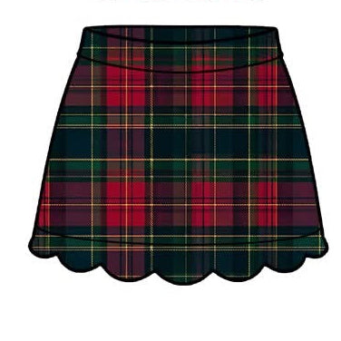 PREORDER Traditions Scalloped  Skort  - ADULT