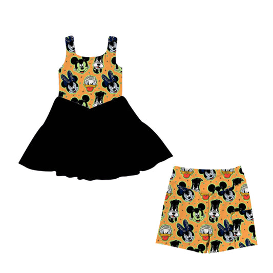 RTS Spook Crew Tulle Twirl Dress Set - ADULT