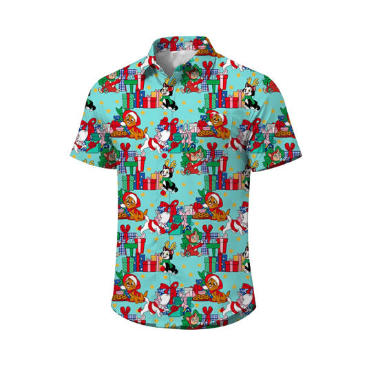 PRE ORDER Meow-y Christmas Dad Shirt- BOYS