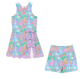 PRE ORDER Park Icons - Purple Bow Athletic Twirl - ADULT