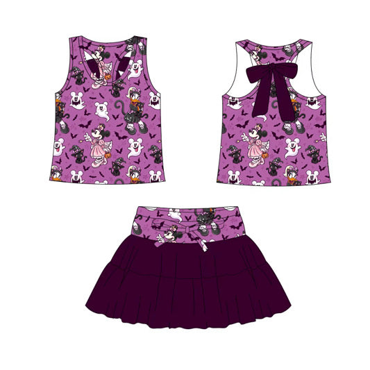 PREORDER Bewitching Besties Racer Bow Athletic Set  - GIRL’S