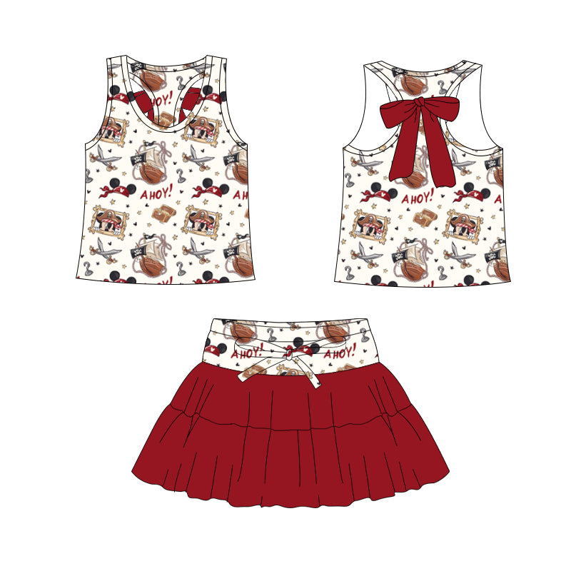 PREORDER Maiden Voyage- Main  Racer Bow Athletic Set  - GIRL’S