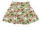 PREORDER Classic Claus - Green Printed Mesh Skort  - ADULT